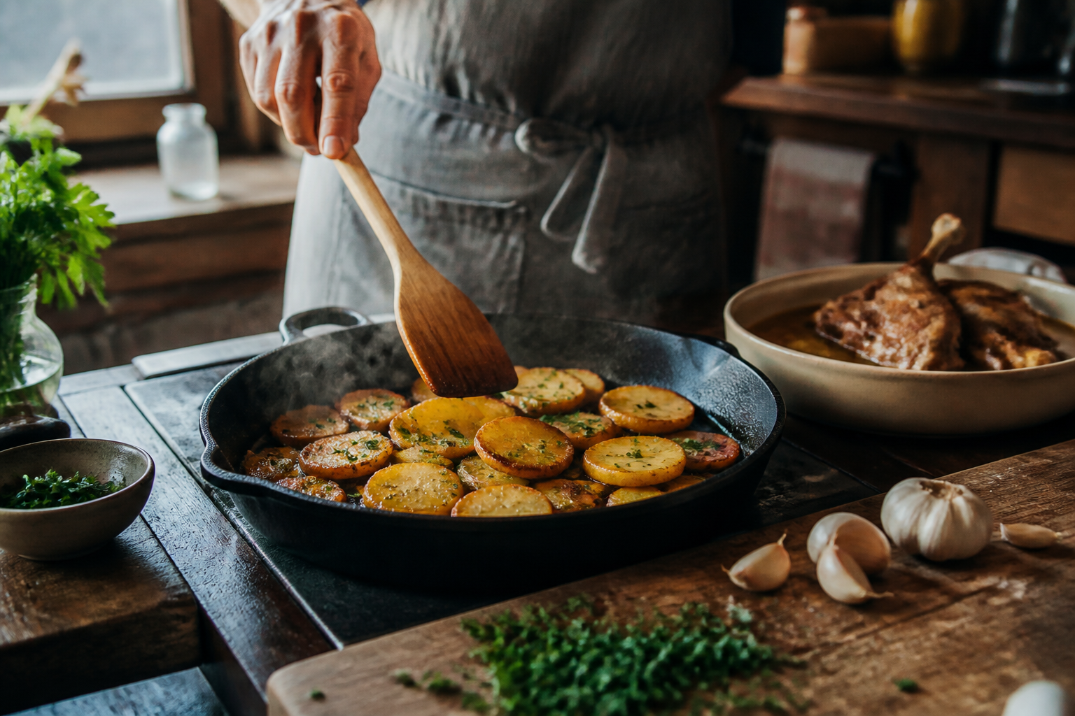 Pomme de terre sarladaise : le secret d’une cuisson parfumée et croustillante