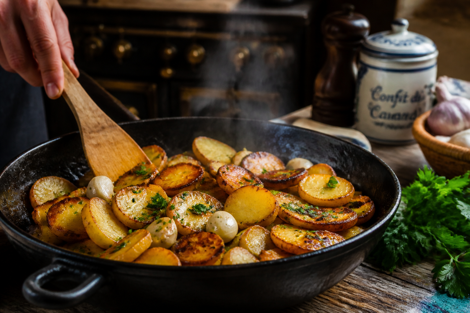 Pomme de terre sarladaise : le secret d’une cuisson parfumée et croustillante