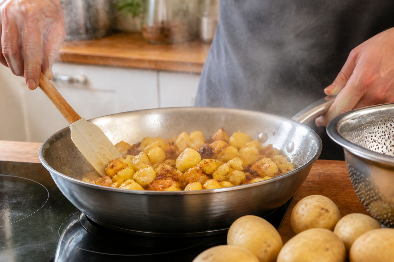 Pomme de terre sautées : la technique pour les réussir à la poêle