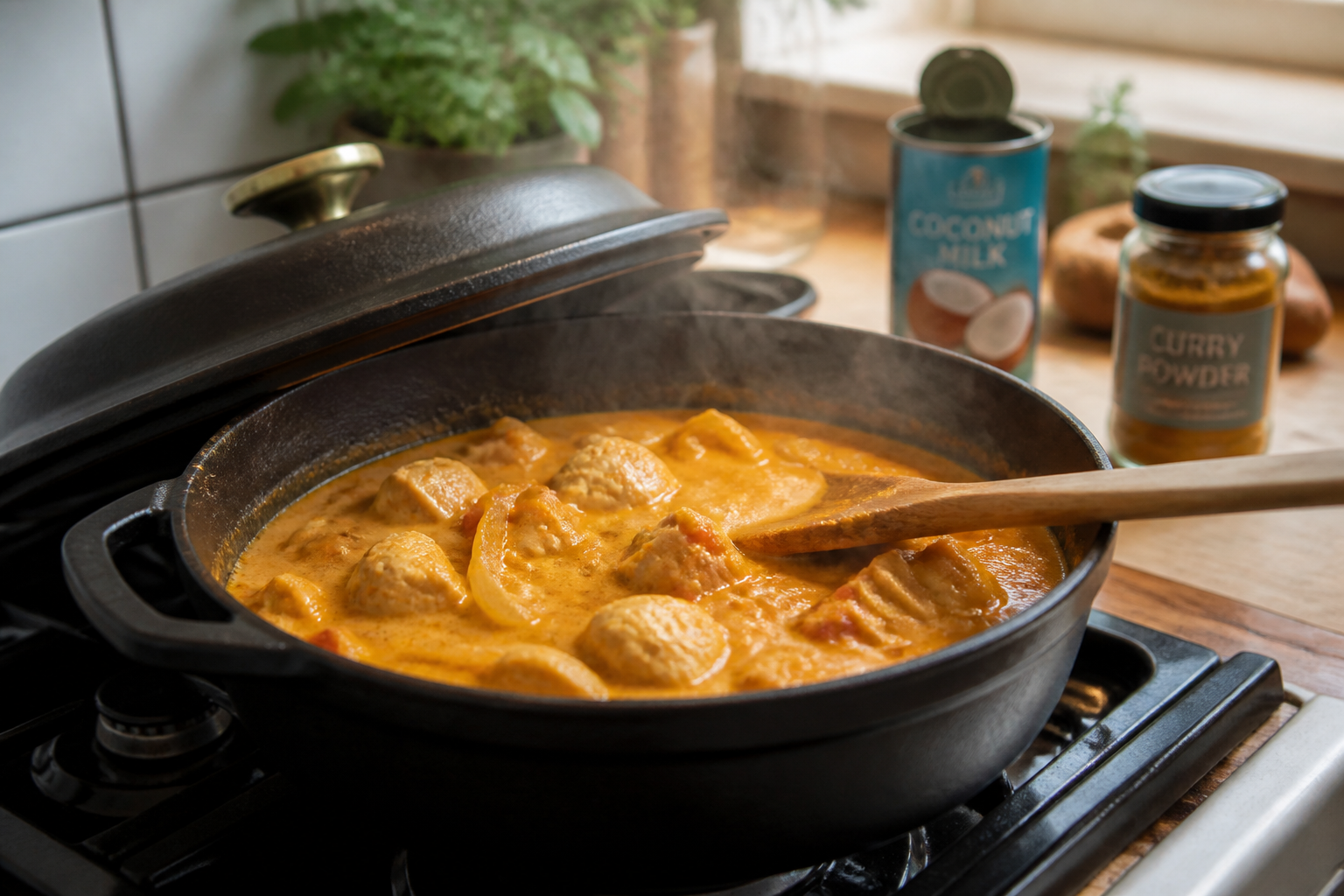 Poulet coco : la recette douce et parfumée prête sans prise de tête