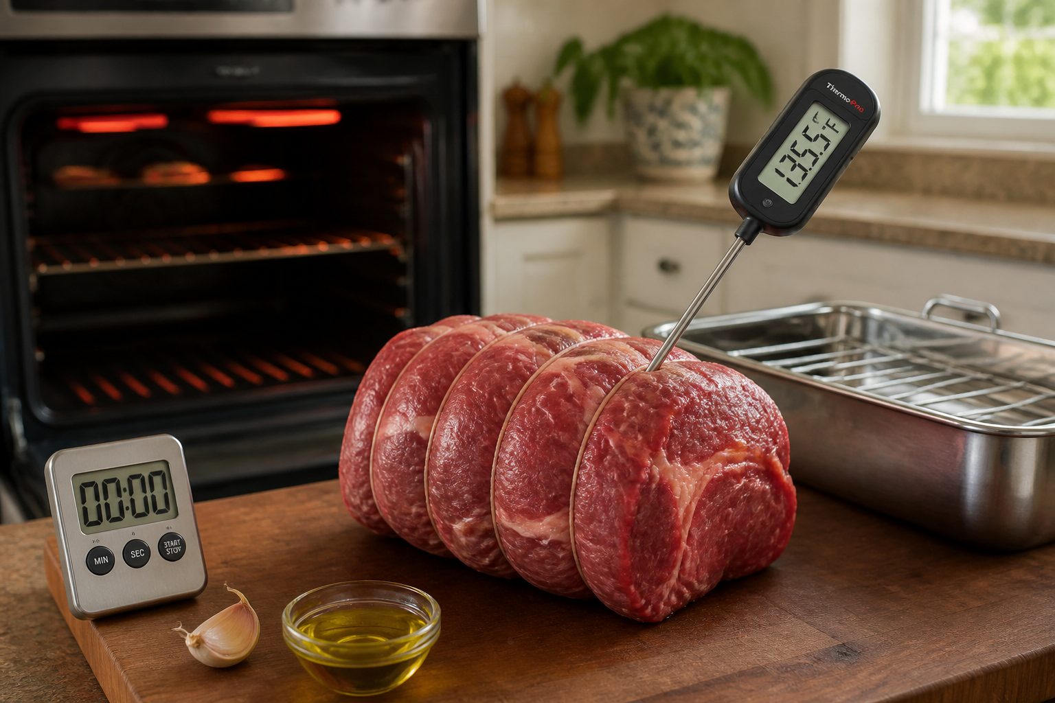 Rôti de bœuf : le temps de cuisson selon le poids et la cuisson voulue