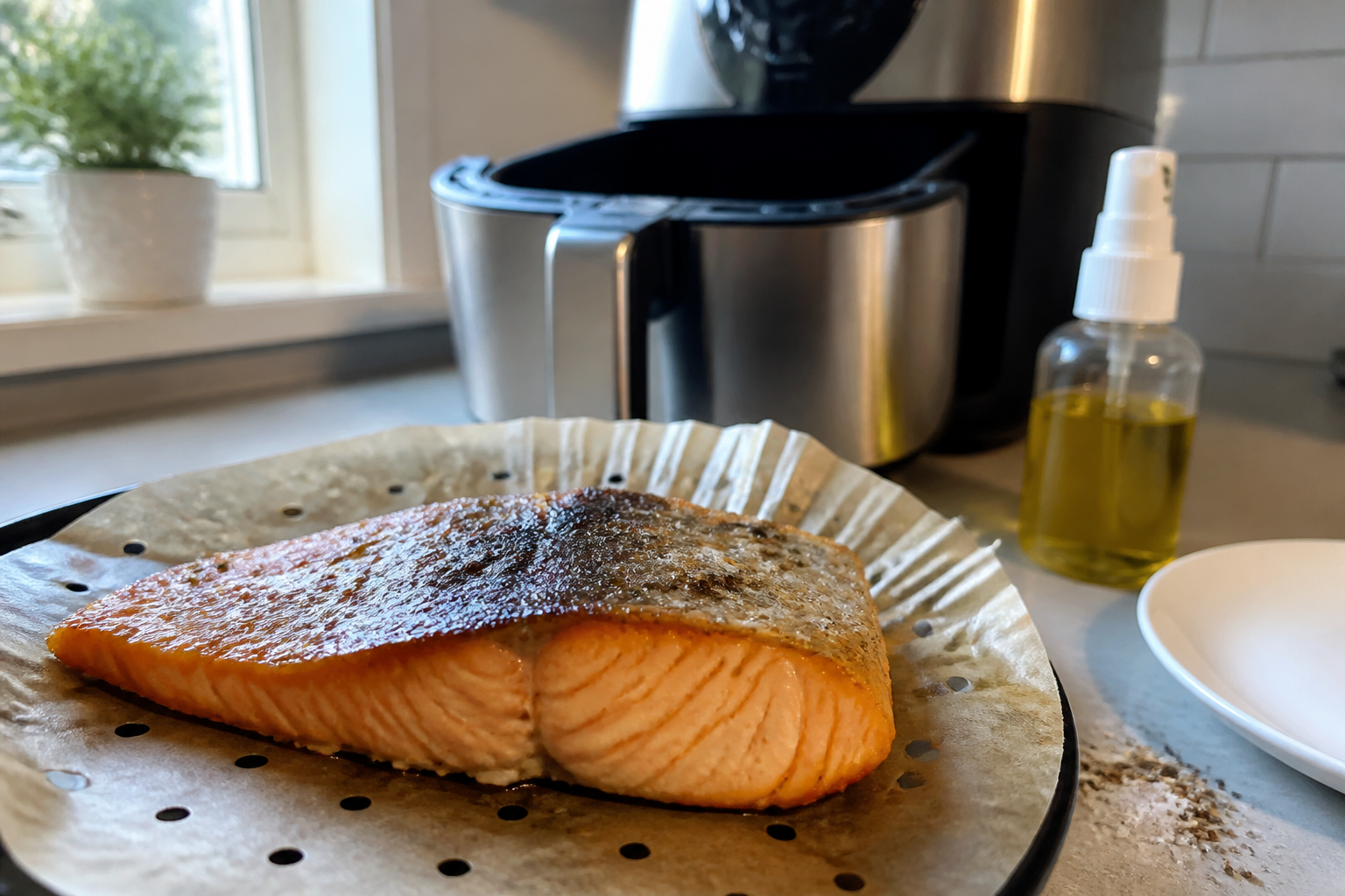 Saumon air fryer : la recette rapide pour un poisson moelleux