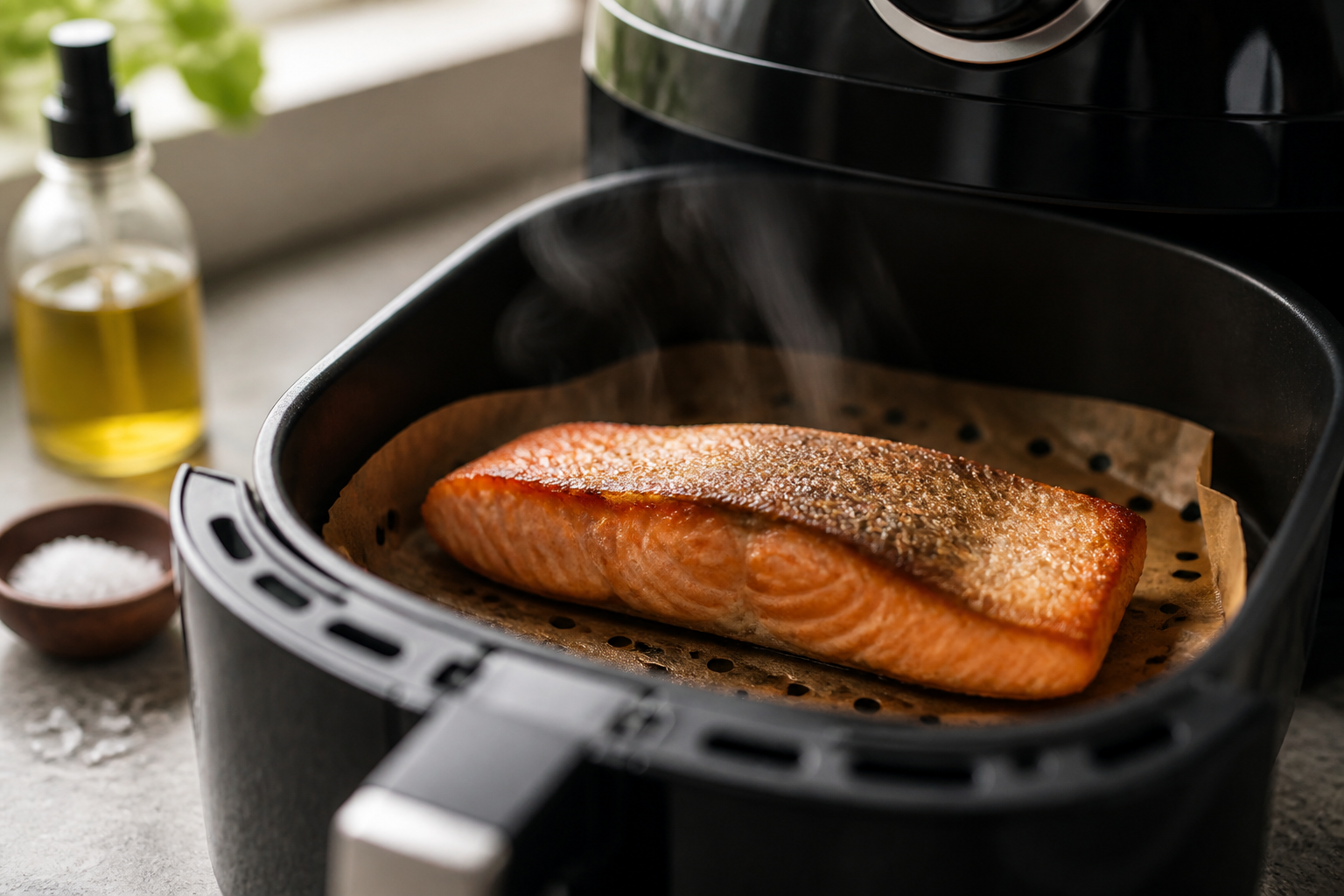 Saumon air fryer : la recette rapide pour un poisson moelleux