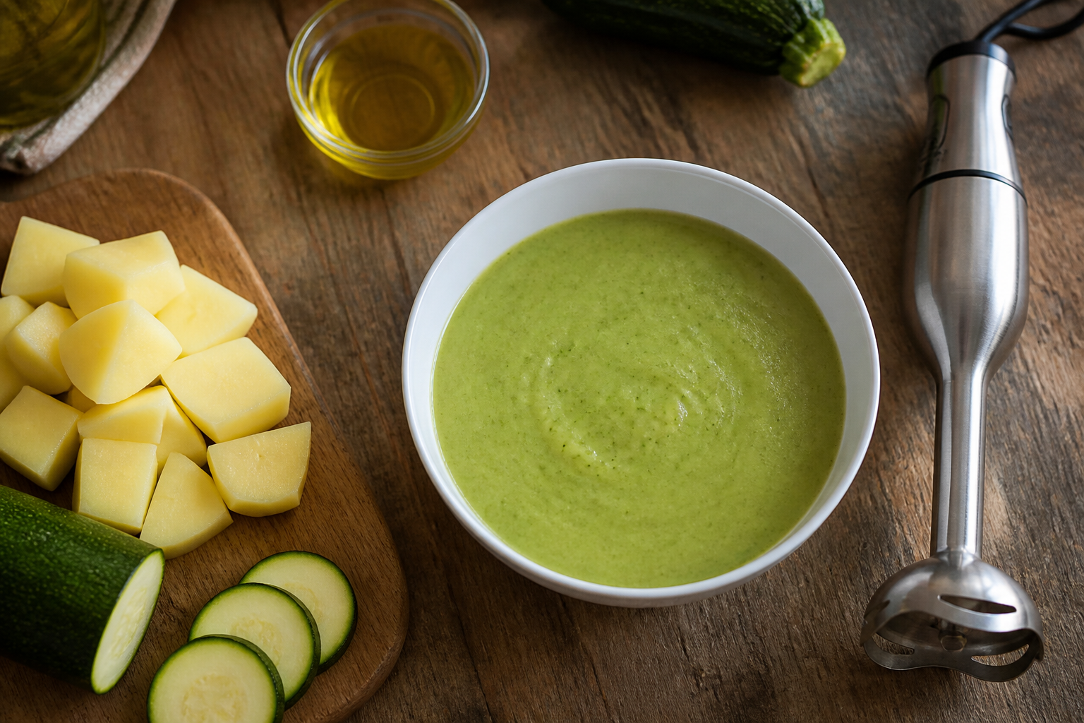 Soupe courgette : l’astuce pour un velouté onctueux sans crème