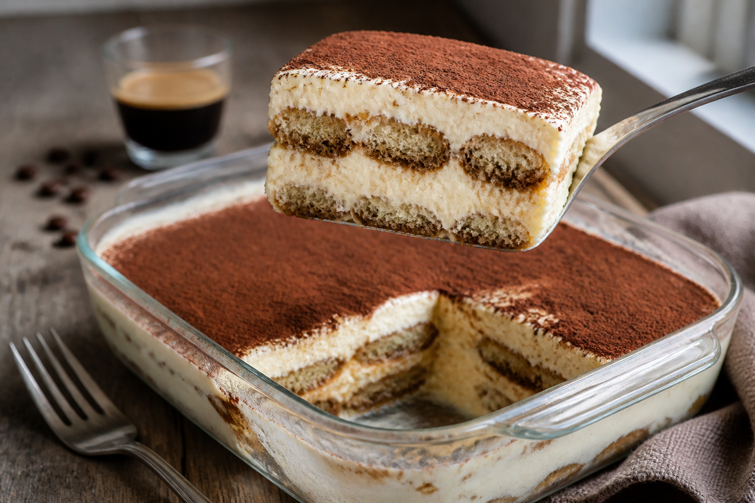 Tiramisu facile : la recette crémeuse qui se tient bien à la découpe