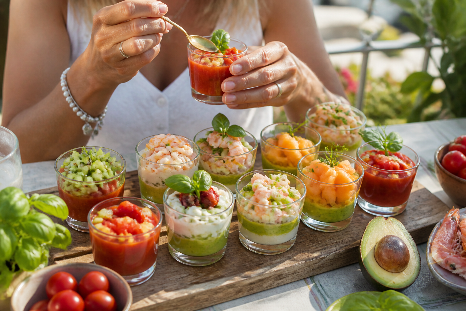 Verrines faciles : 10 recettes fraîches pour un apéro réussi